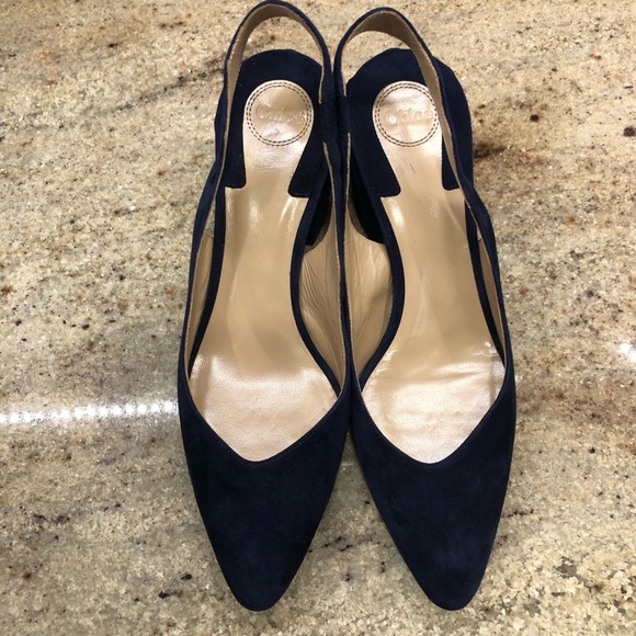 CHLOE Laurena Scallop Slingback Pump - Picture 10 of 16
